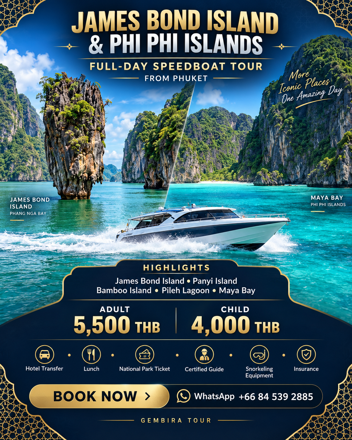 one day trip phi phi and james bond island